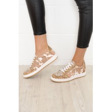 Ark Animal Leather Zip Sneaker