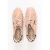 Manny Blush Platform Leather Sneaker